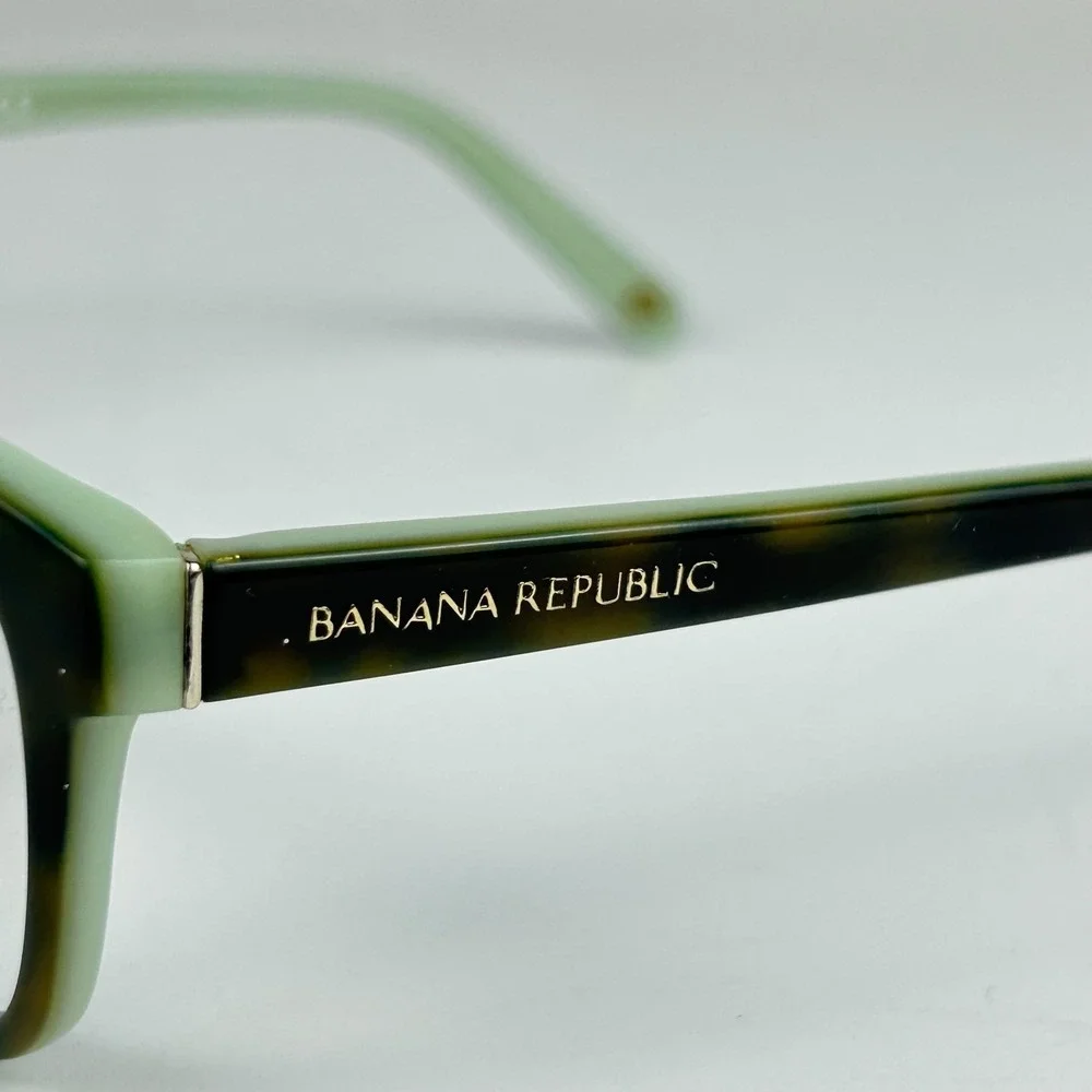 Banana Republic‎ Khole Jzh Unisex Eyeglasses Frame Black Plastic Full Rim 130 mm